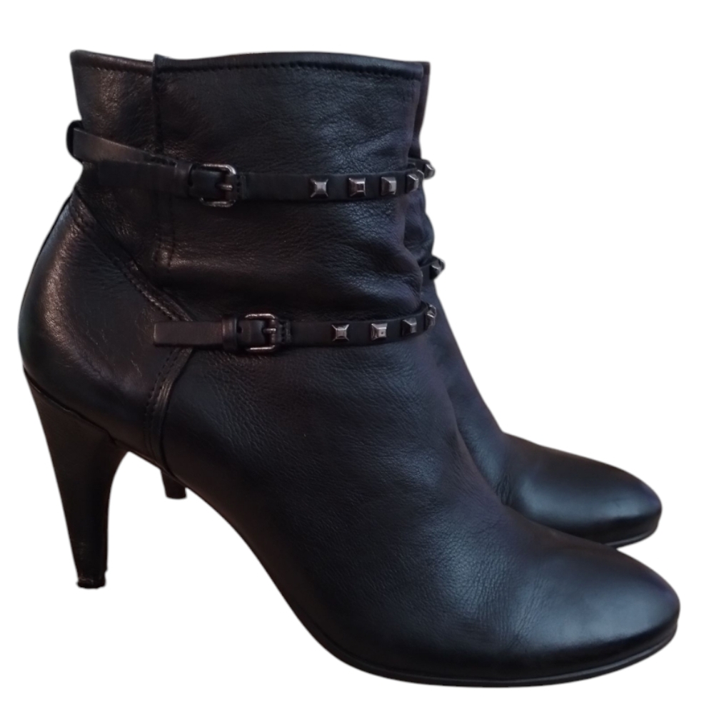 Ecco Shape 75 Sleek High Heel Ankle Dress Boots Size 9 to 9 1/2